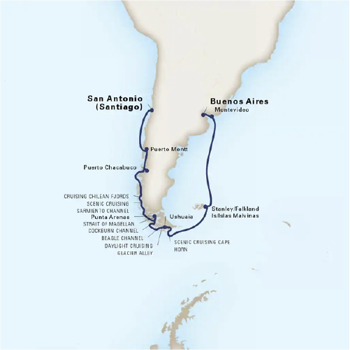 Chile to Argentina Cruise